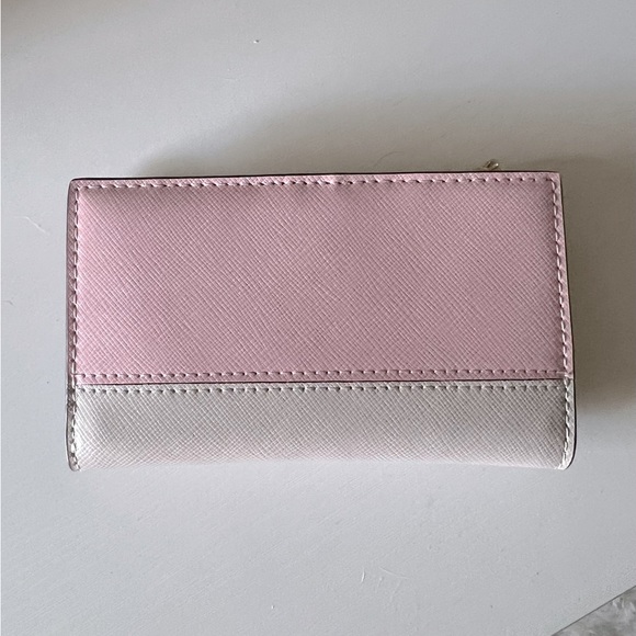 KATE SPADE Pink and Gray Snap Wallet - LIKE NEW - Picture 2 of 11